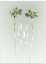 Art Prints of Good vibes only | Idyllic Palm Trees