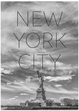 Art Prints of NYC Statue of Liberty | Text &amp; Skyline