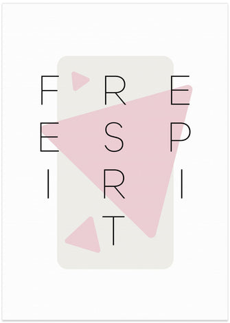 Art Prints of Free spirit - pink