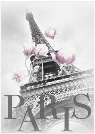 Art Prints of PARIS Magnolia Eiffel Tower