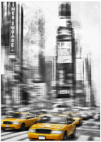 Art Prints of Modern Art TIMES SQUARE