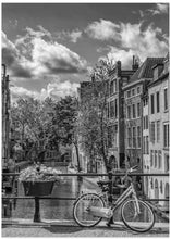 Art Prints of UTRECHT Oudegracht with view in southern direction | Monochrome