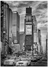 Art Prints of NEW YORK CITY Times Square - Monochrome