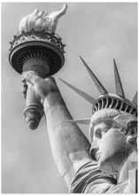 Art Prints of NEW YORK CITY Monochrome Statue of Liberty