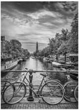 Art Prints of Typical Amsterdam - Monochrome