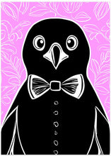 Art Prints of Penguin with bow tie