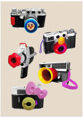 Art Prints of Toy Cameras