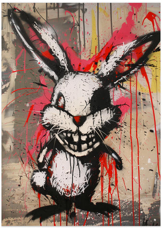 Art Prints of Scary Bunny