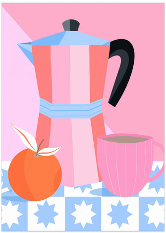 Art Prints of Still Life with Moka Pot