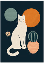 Art Prints of Cats and Plants 03