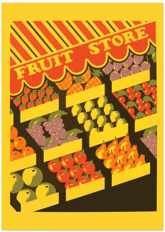 Art Prints of Fruit Store