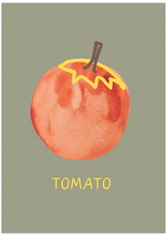 Art Prints of Tomato in Green