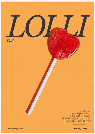 Art Prints of Heart Lollipop