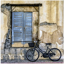 Art Prints of Old Window and Bicycle