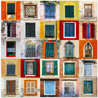 Art Prints of Twenty Five Windows