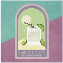 Art Prints of Kokteyl Gin Tonic