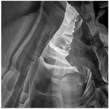 Art Prints of MONOCHROME ANTELOPE CANYON Daylight