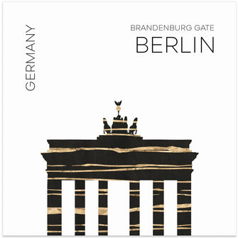 Art Prints of Urban Art BERLIN Brandenburg Gate