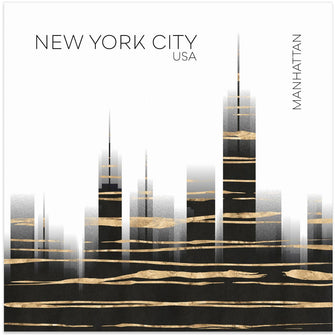 Art Prints of Urban Art NYC Skyline