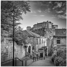 Art Prints of The Vennel in Edinburgh - Monochrome